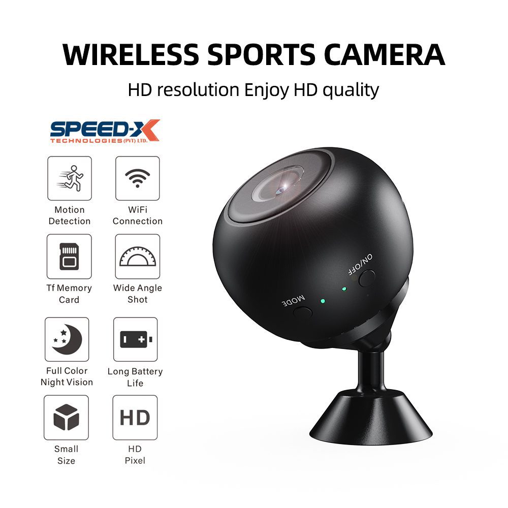 SPEED-X New A10 1080p Hd 2mp Wifi Mini Camera With Pix Link App SPEED-X New A10 1080p Hd 2mp Wifi Mini Camera With Pix Link App